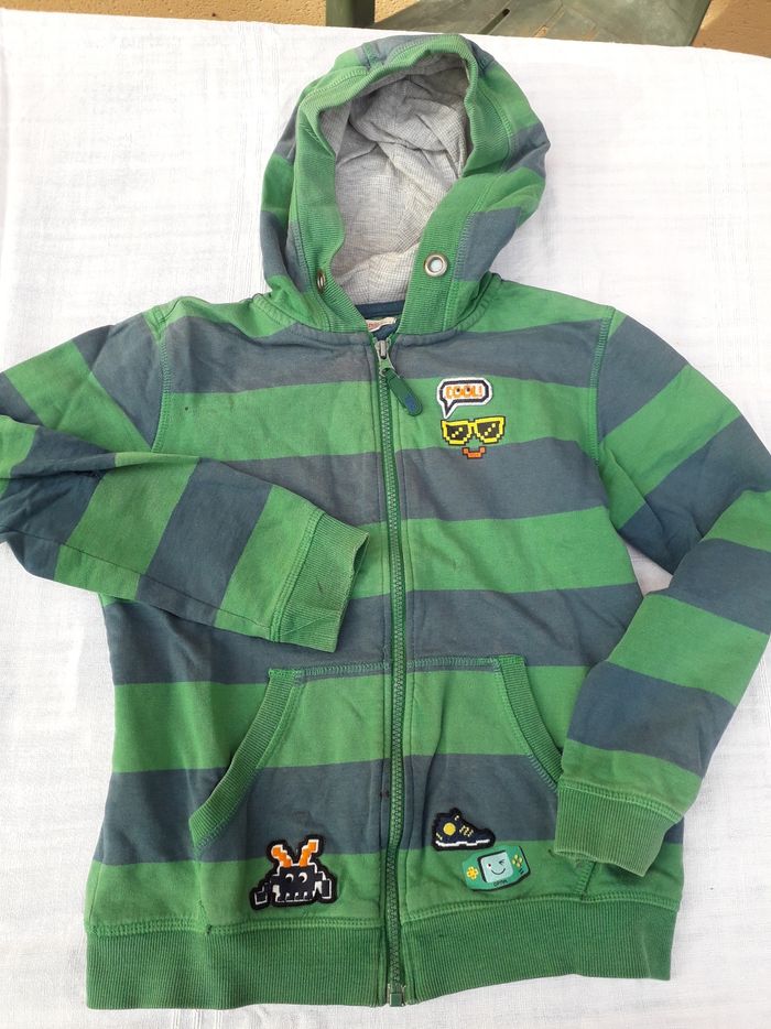 Gilet bleu-vert jeux vidéo - photo numéro 2