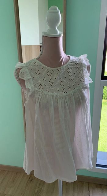Blouse blanche femme