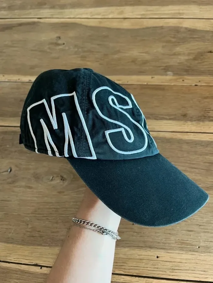 Casquette MSGM noire unisexe - photo numéro 2
