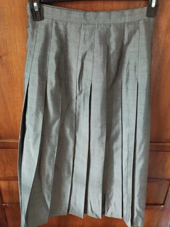 🩶 Jupe - plissée - gris métal- taille 38 🩶