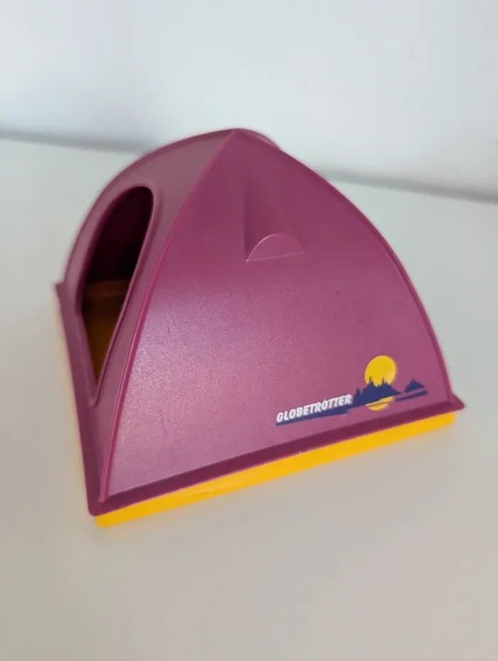 Pièce détachée tente violette du playmobil 3844 campeur et tente - photo numéro 2