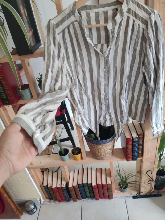 Chemise a nouer en bas T44 - photo numéro 2