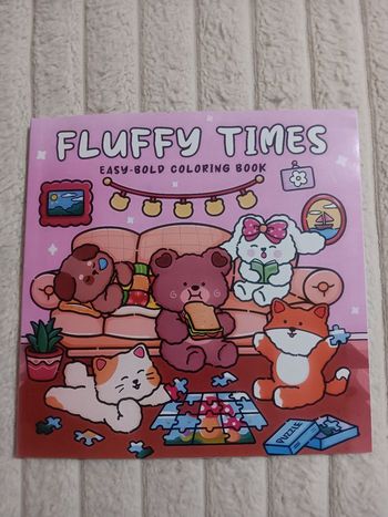Livre de coloriage Cozy Fluffy Times – Coloriage détente pour enfants ou adultes