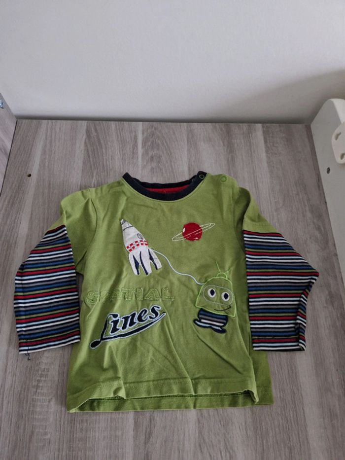 Lot t-shirt ML 18-24 mois - photo numéro 5