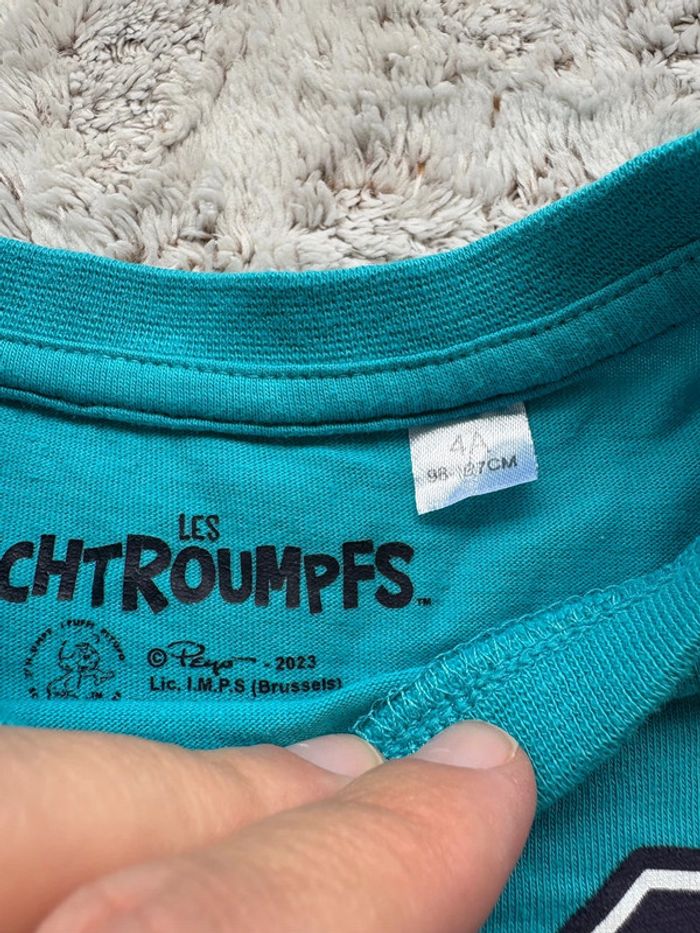 T shirt Schtroumpfs / Smurfs 4 ans - photo numéro 3