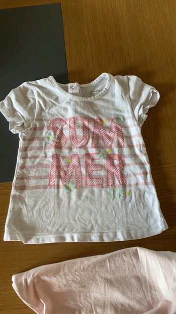 tee shirt manches courtes 18 mois