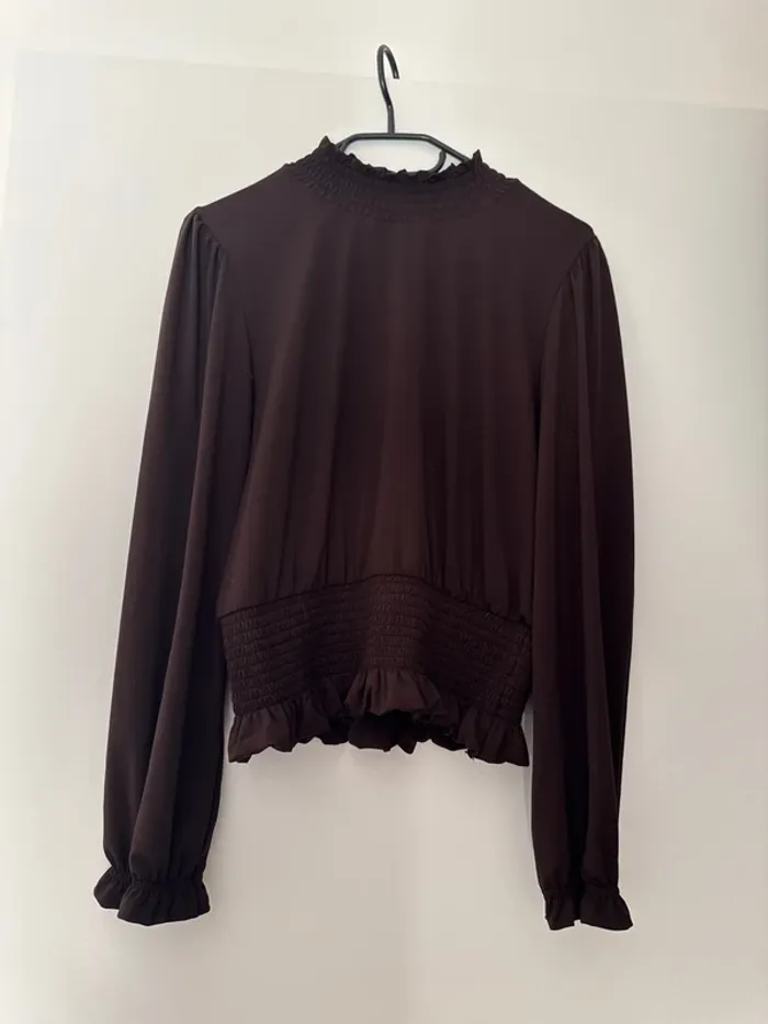 Blouse marron Morgan