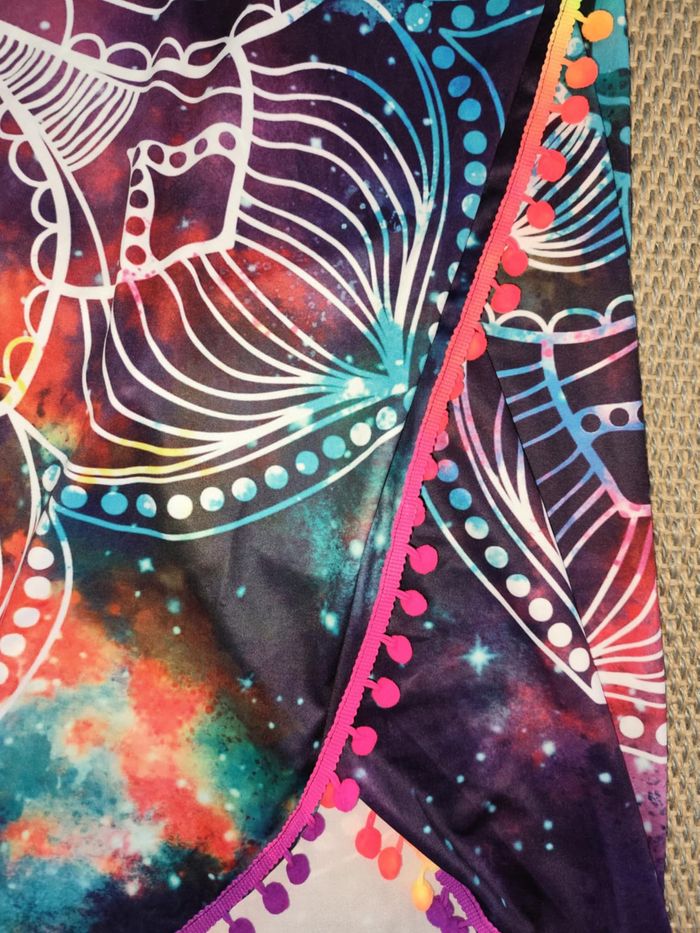 Paréo style robe de plage , taille M , neuf sans étiquette - photo numéro 2