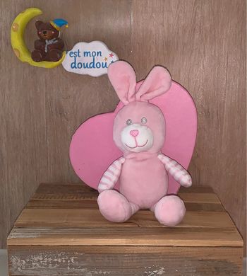TK37 doudou lapin 🐰 ton et kiddy