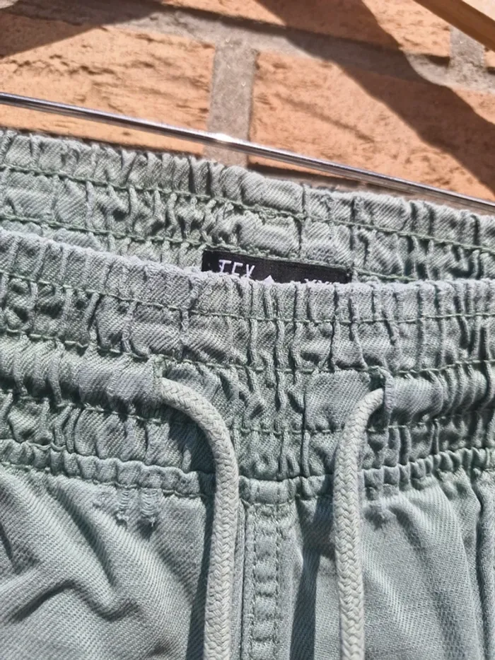 Pantalon jambes larges • vert - photo numéro 4