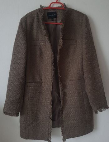 manteau mi-long marron clair T38/40