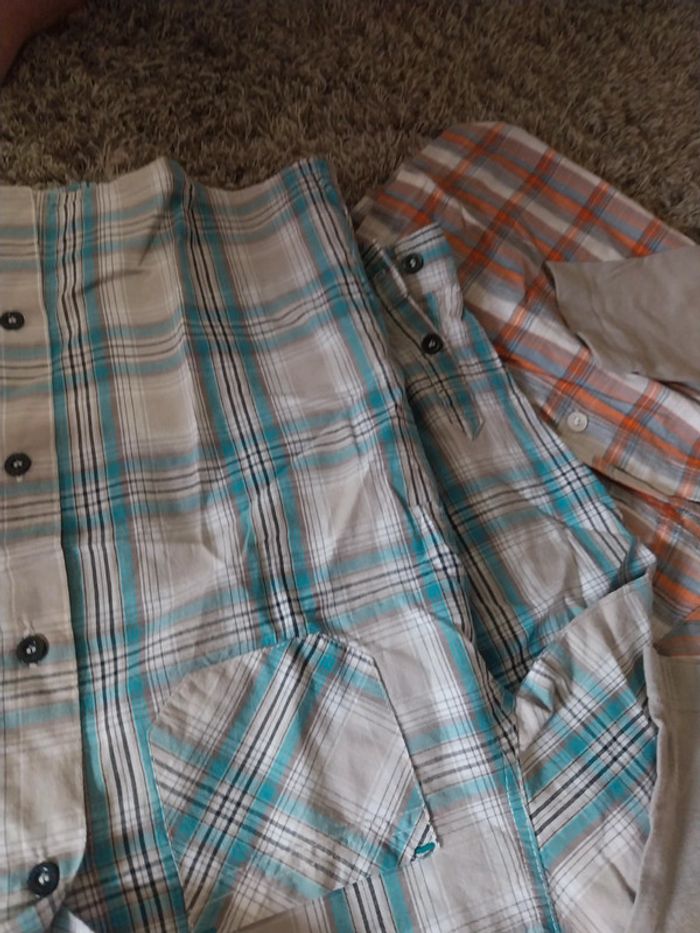 2 Chemises manches longues 10ans - photo numéro 3