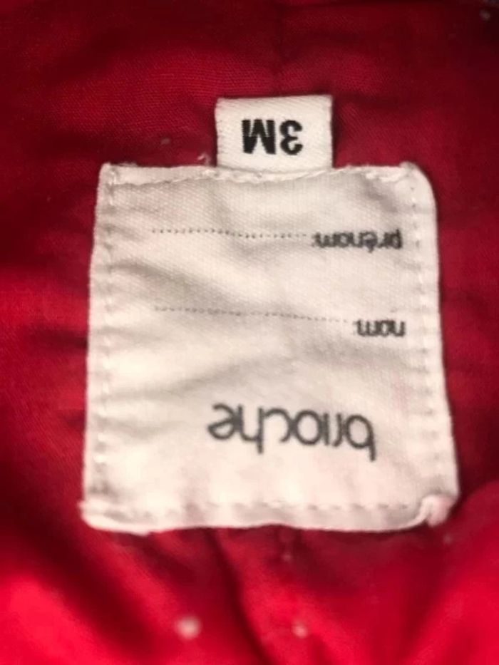 Veste bébé garçon bleue 3 mois - photo numéro 3