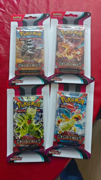 Artset booster flammes obsidiennes - scellé - Pokemon - Fr