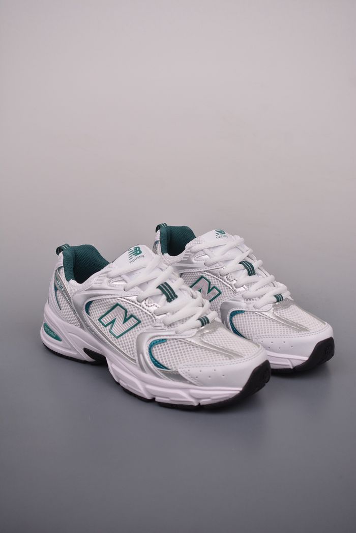 38:New Balance NB 530 ABZORB (Blanc, Gris, Vert) - photo numéro 2