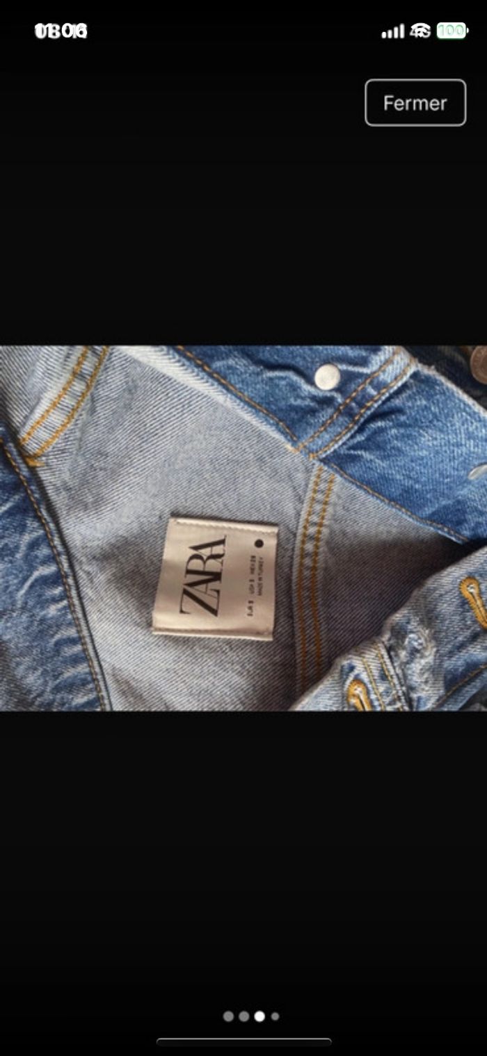 Veste jean zara - photo numéro 3