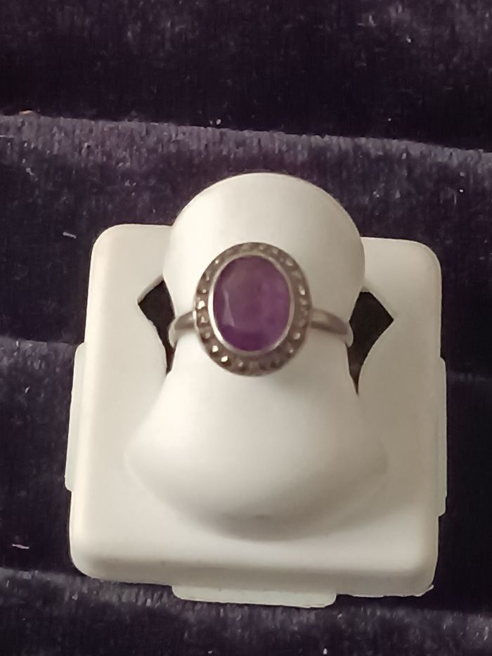 Bague argent améthyste - photo numéro 10