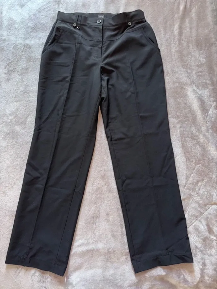 Pantalon noir habillé femme FREC taille 44 en très bon état - photo numéro 5