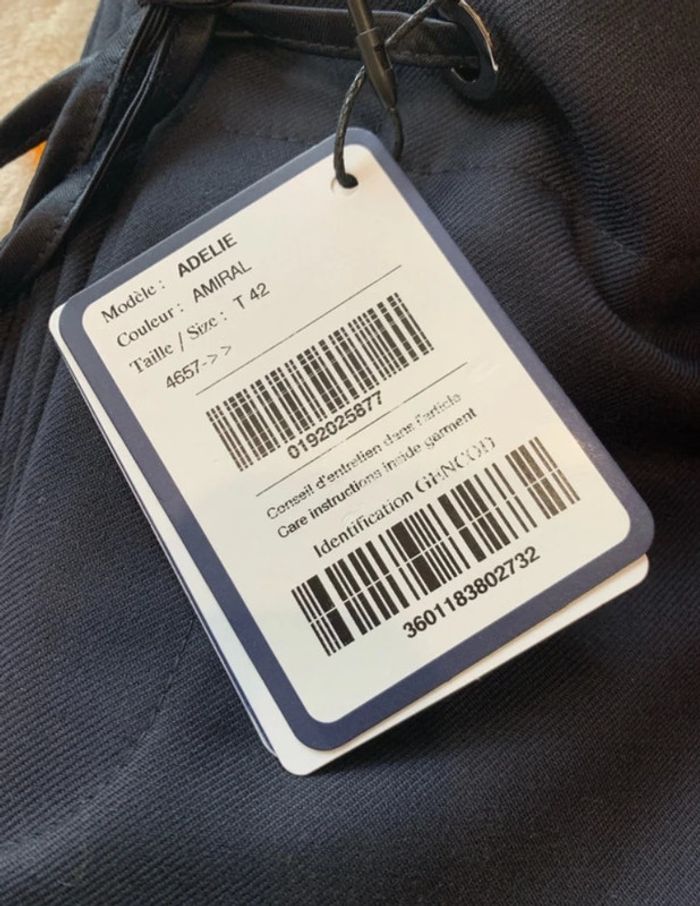 Pantalon Saint James Bleu Marine T42 - photo numéro 4