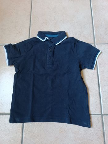 Polo bleu marine LH 4 ans