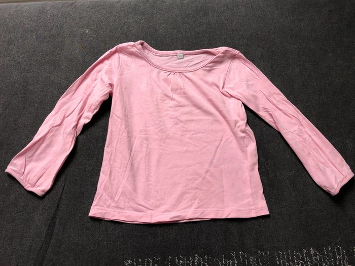 Tee shirt uni rose