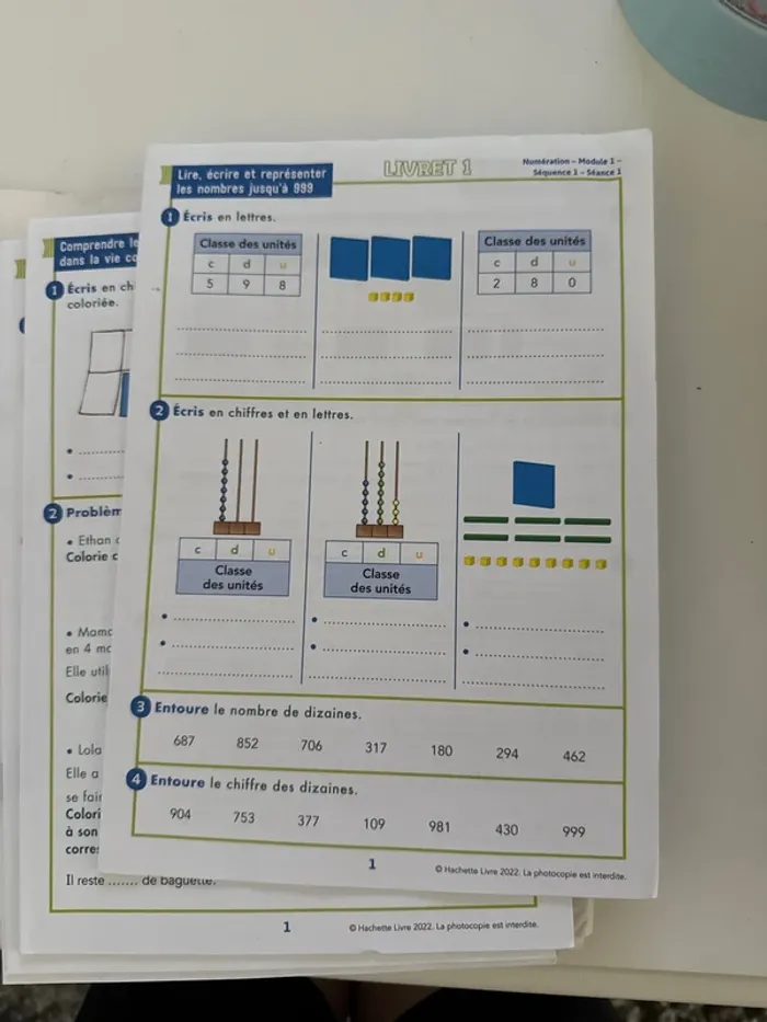 Livre ma pochette de maths, CM1 - photo numéro 5