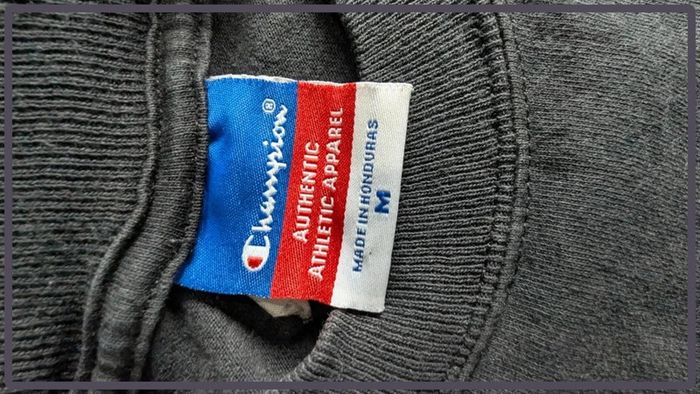T-shirt Champion "Columbia Collège Chicago" taille M homme noir - photo numéro 4
