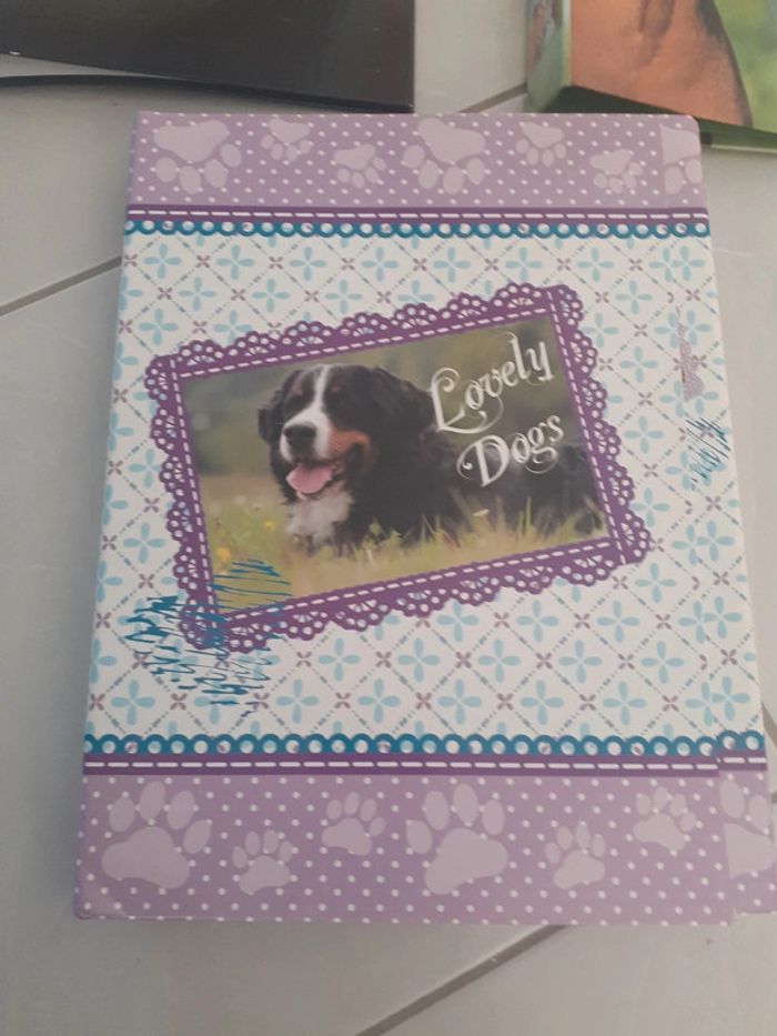Lot classeurs pochettes rigides chevaux chiens - photo numéro 2