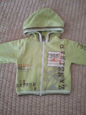 Gilet zippé 12mois