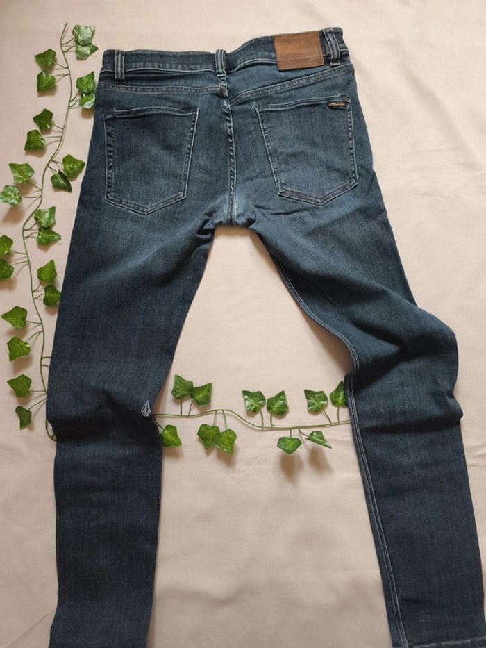Jeans skinny bleu 🍃 volcom - photo numéro 2