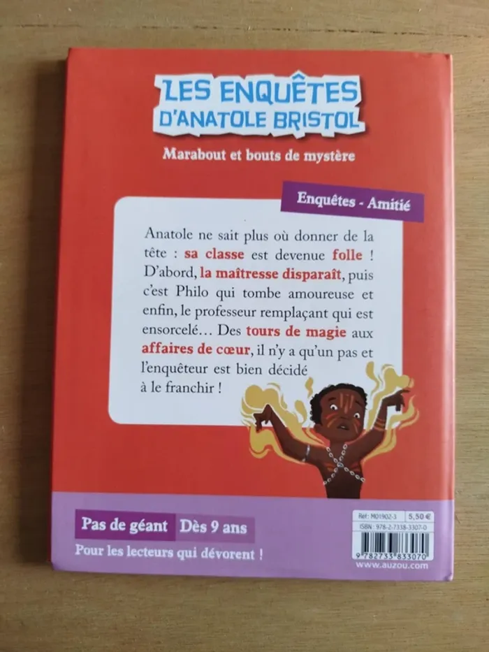 roman "Les enquêtes d'Anatole Bristol" tome 4 - photo numéro 2
