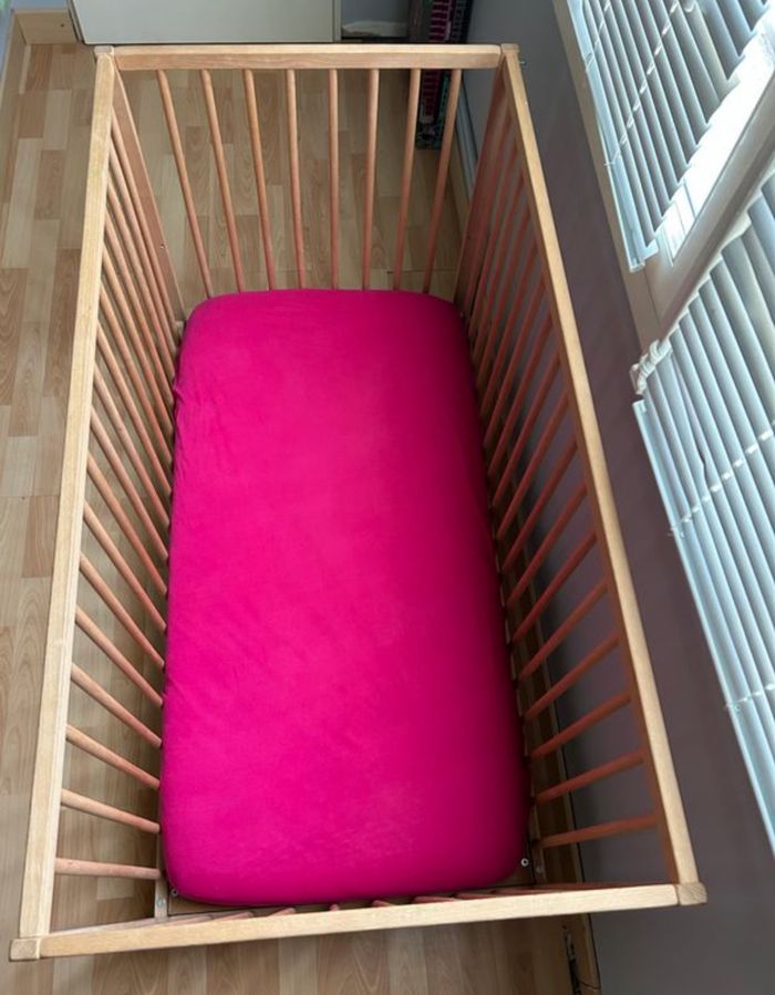 Lit à barreaux + matelas - photo numéro 3