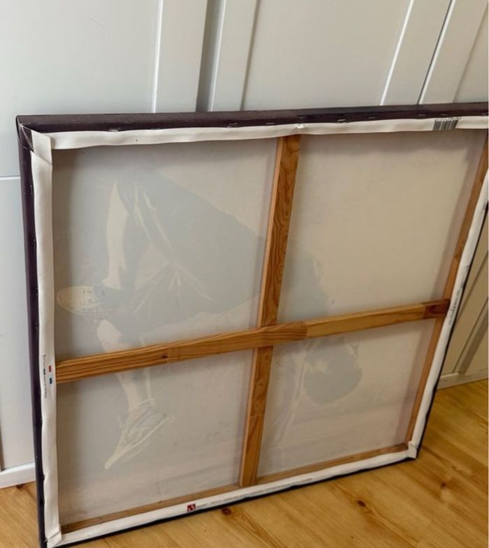 Grand cadre déco – danseur en noir et blanc – style moderne / urbain - photo numéro 2