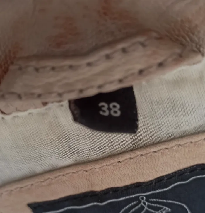Blouson en cuir femme T38 - photo numéro 4
