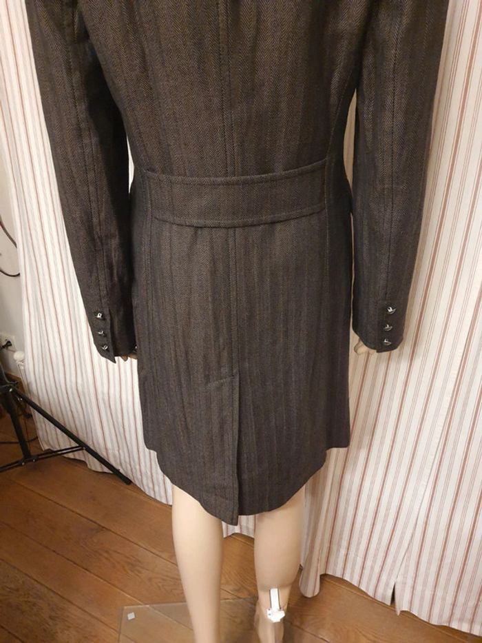Jolie Pardessus Bruphils taille 38 marron/noir - photo numéro 8
