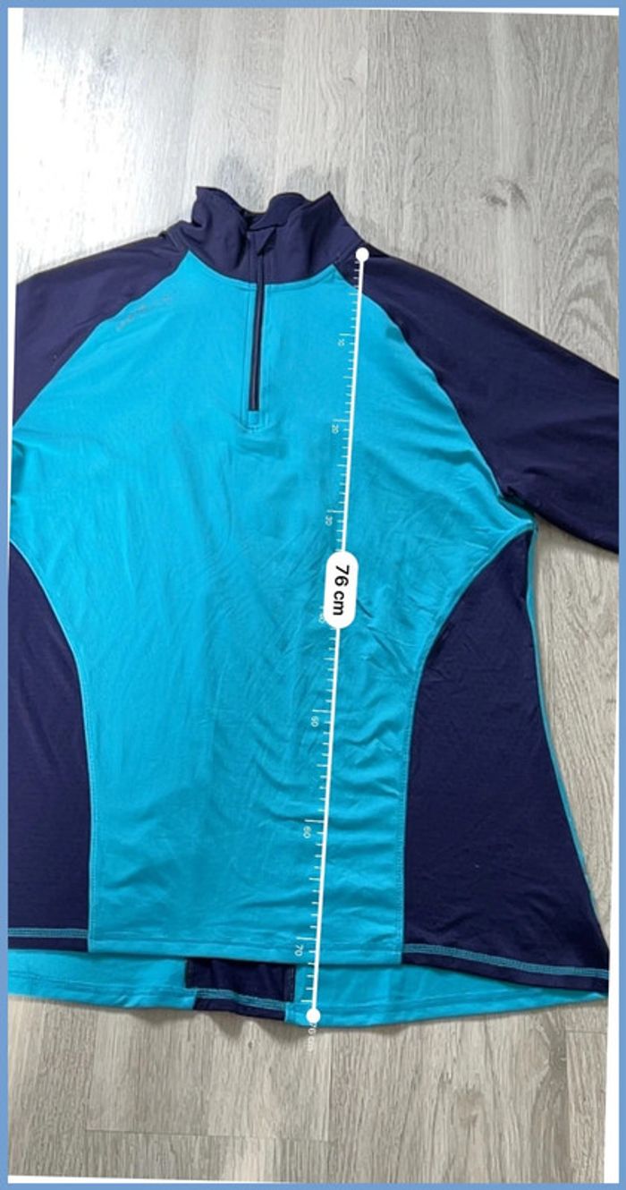Sweat de sport running cyclisme Champion Bleu et Violet Taille XXL - photo numéro 4