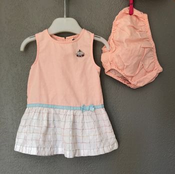 Robe + bloomer Sergent Major 6 mois