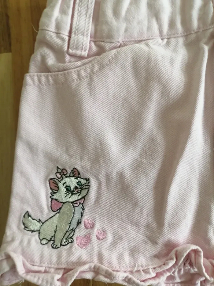Jupe culotte intégré H&M marie Aristochat rose - photo numéro 3
