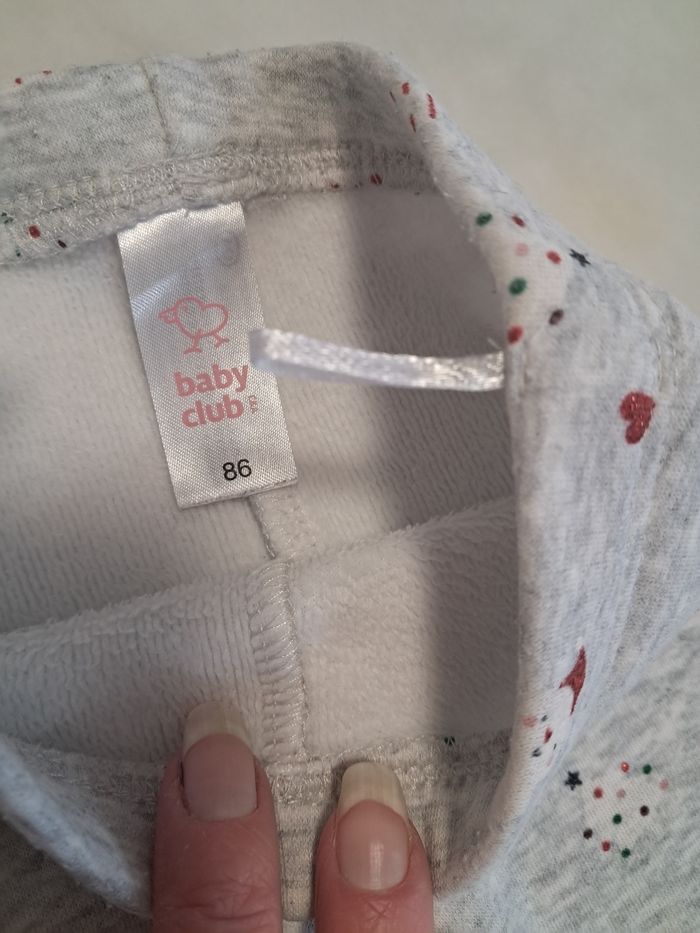 Ensemble Noël leggings molletonné et t-shirt manches longues - photo numéro 3