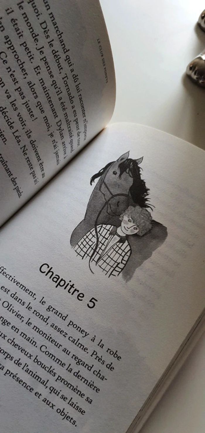 Livre enfant le club des poneys tornado l'indomptable - photo numéro 4