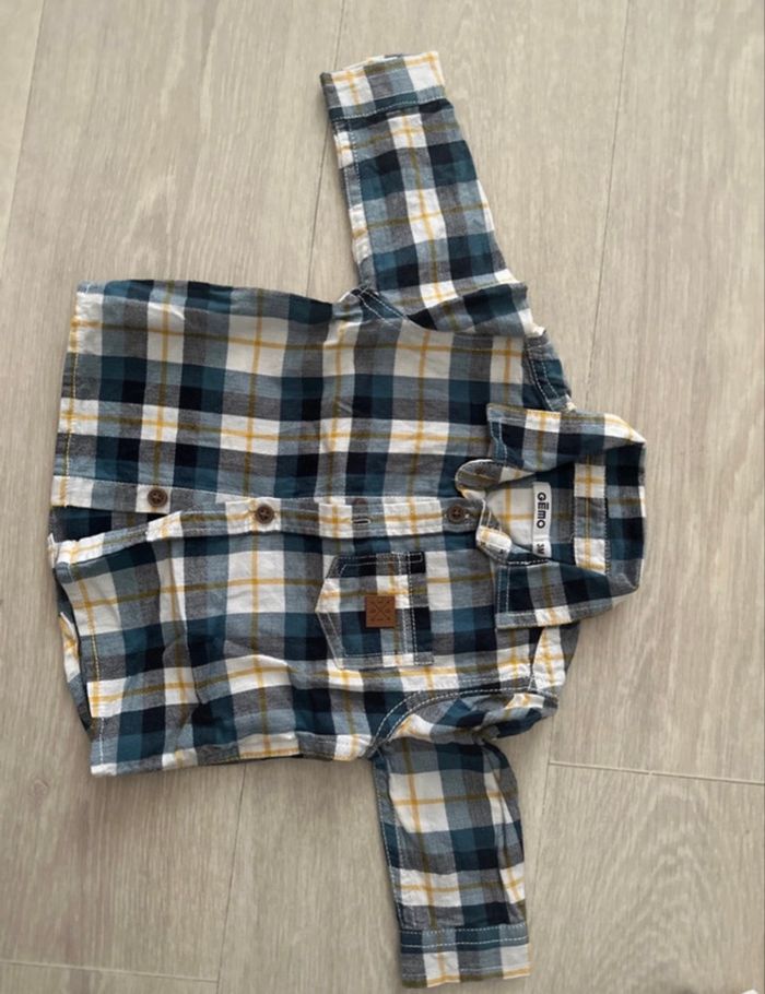 Ensemble 3pcs Chemise pantalon t-shirt gemo - photo numéro 3