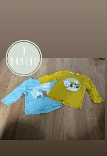 2 tee-shirts manches longues