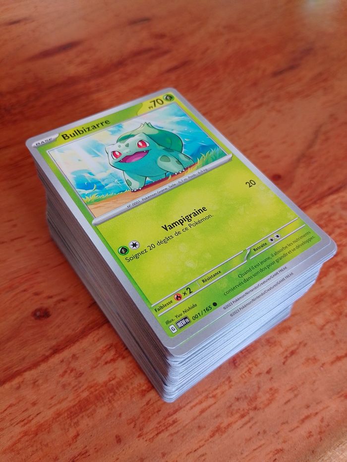 Pokémon - Set co/unco/holos 151 complet - 153 cartes sur les 165 de l'extension - photo numéro 1