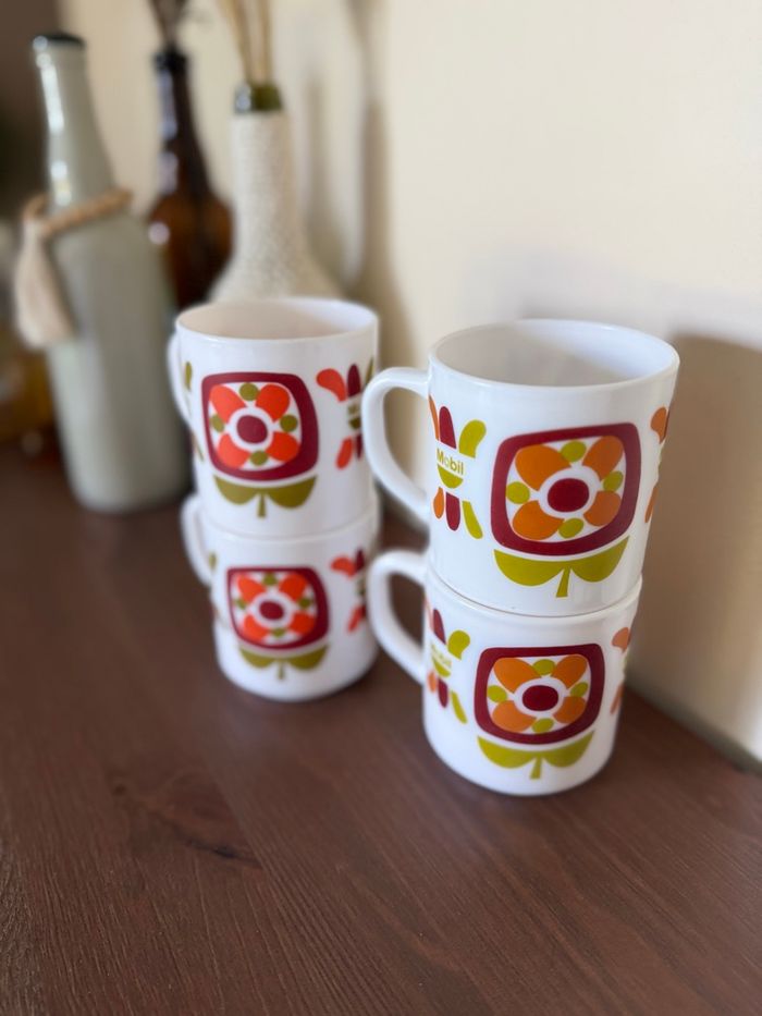 Lot de 4 mugs mobil  - Arcopal - photo numéro 9