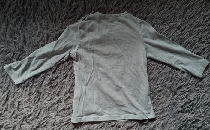 T-shirt manches longues avec écriture 24mois - photo numéro 3