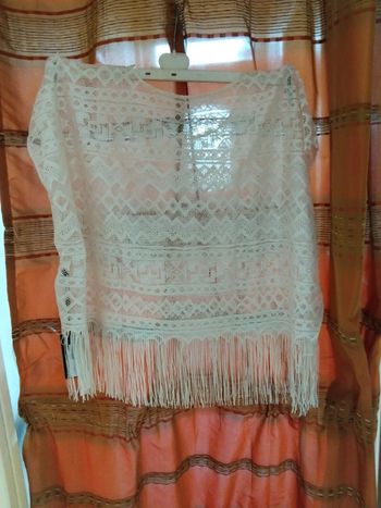 Poncho dentelle