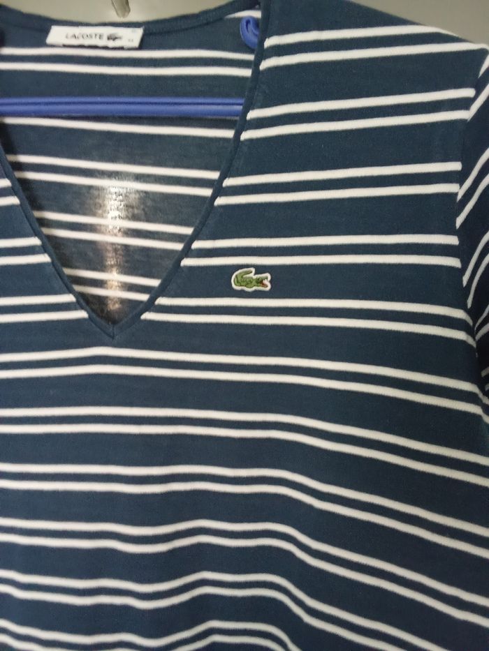 T-shirt Lacoste pour femme taille 44 - photo numéro 4
