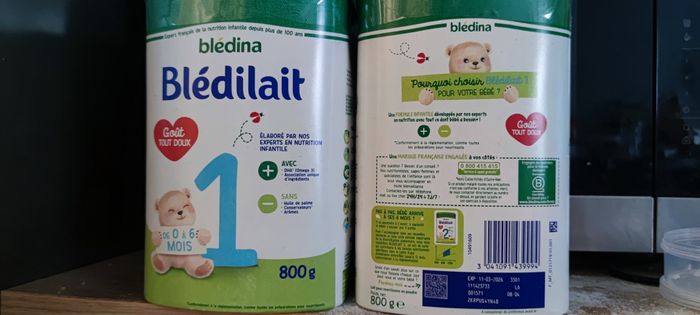 Lait infantile 1er age - photo numéro 2