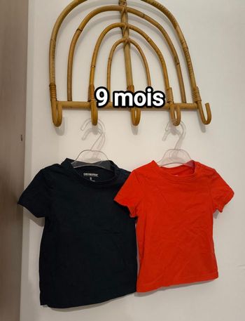 Deux Tee shirts 9 mois 