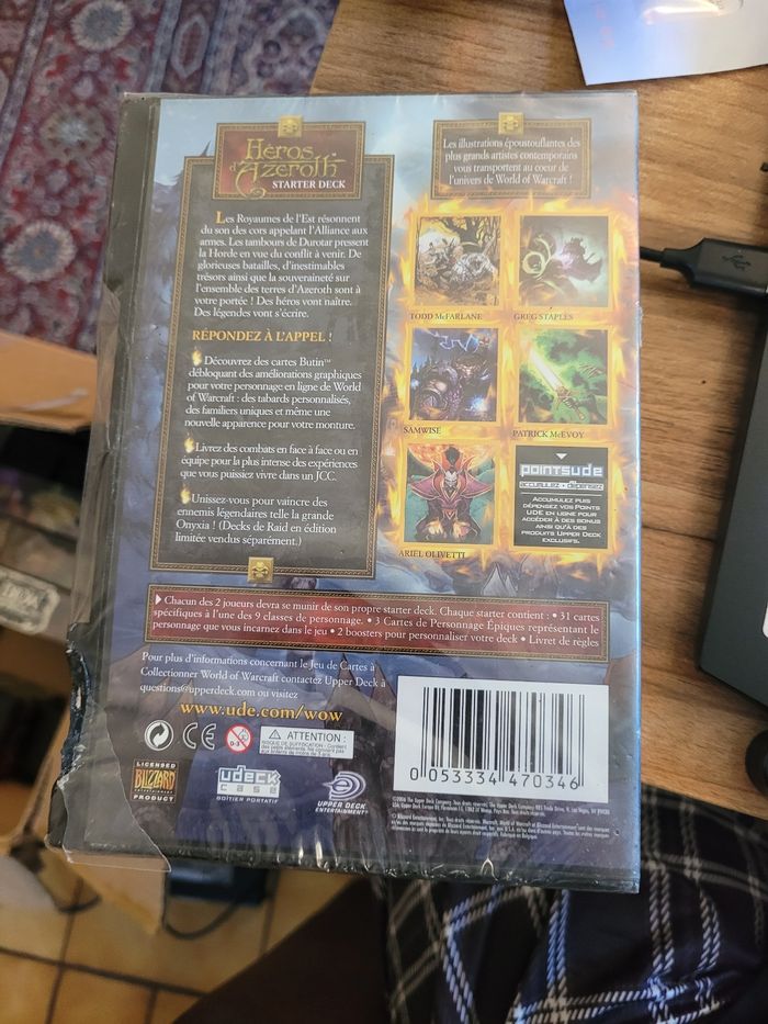 World of Warcraft starter deck Héros d'apéritif fr scellé - photo numéro 2